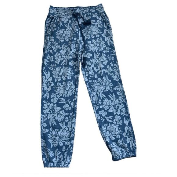 Anthropologie Daily Practice High Rise Cotton Floral Tassel Joggers Small Ad13 - Picture 4 of 5
